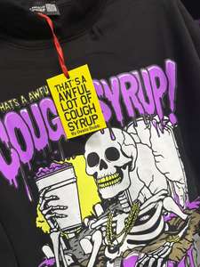 Eso es un montón horrible de COUPH SYRUP de alta calidad 100% algodón al por mayor High Street Alphabet Trendy Brand Loose Casual Hoodie - Product Image 2