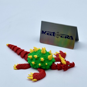 Ciondolo Tartaruga Drago Stampato in <span class=keywords><strong>3D</strong></span> Meetcera, Giocattolo Antistress Articolato, Oggetto Decorativo Personalizzabile - Product Image 6