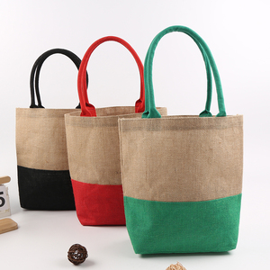 Bolsas de Yute Natural al por Mayor, Bolsas de Yute Personalizadas de China con Asa y Correa para el Hombro - Product Image 1