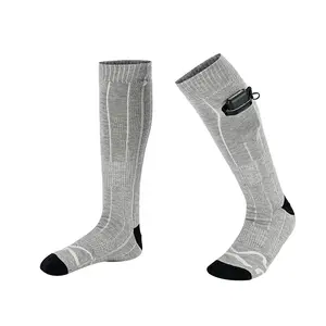 USB uzak kızılötesi örgü isıtma çorap ayak ısınma ısıtmalı çorap 3 isı ayarları ile erkekler kadınlar için açık