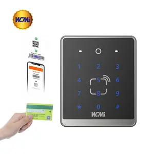 Keypad Sentuh Tahan Air Luar Ruangan Pembaca Kartu Kontrol Akses Pemindai Kode Batang NFC RFID Pembaca Kartu ID IC