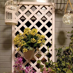 Clôture en <span class=keywords><strong>bois</strong></span> pour extérieur, <span class=keywords><strong>potager</strong></span>, facile à assembler, garde-corps en <span class=keywords><strong>bois</strong></span> massif blanc - Product Image 5