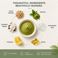 Peptides de protéines de collagène OEM pour la construction musculaire |   Latte au matcha et à la noix de coco |   Protéines végétales et Matcha |   Nutrition beauté en marque blanche