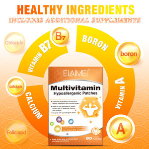 ELAIMEI Private Label Multivitamin hidrokolloid yamalar demir <span class=keywords><strong>Vitamin</strong></span> <span class=keywords><strong>B12</strong></span> kalsiyum ile sağlıklı metabolizma ve bağışıklık sistemi için - Product Image 4