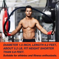 FDFIT Yetişkin Ağırlıklı Atlama İpi Battle Ropes, Erkekler ve Kadınlar İçin Ev Spor Salonu Fitness Aksesuarları