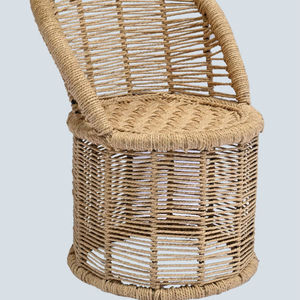 Silla de Jardín de Ratán Tejida a Mano para Patio Exterior y Asientos de Restaurante para Uso Interior y Exterior, Varios Tamaños y Colores - Product Image 1