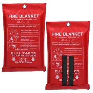 Couverture anti-feu d'urgence en fibre de verre X 1,2 m : Résistance au feu, sécurité et protection, logo personnalisé - Product Image 3