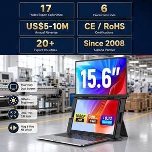 Écran d'extension pour ordinateur portable 15,6 pouces FHD USB-C, moniteur portable ultra-plat 5,5 mm, léger (1 kg) - Product Image 6