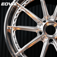Ruedas Forjadas EVOR Monobloque de 2 Piezas Cromadas Pulidas de 17 18 19 20 21 22 23 24 Pulgadas para BMW Audi Urus 5x114.3 5x112 5x120
