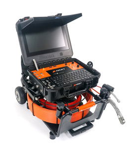 Caméra d'inspection des canalisations AMJET R22-MAX à double objectif, 1080P HD, localisateur 512 Hz intégré, câble de 50 m, équipement de plomberie industrielle - Product Image 5