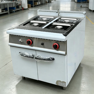 Matériel de cuisine pour hôtels et restaurants, bain-<span class=keywords><strong>marie</strong></span> à gaz commercial série 900 à 4 ou 6 bacs avec armoire de maintien au chaud des aliments - Product Image 3