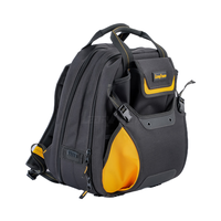 Sac à dos d'électricien robuste et étanche en polyester, portable, OEM ODM personnalisé, multi-usages, pour réparation et rangement, capacité 200 lb, 35-39