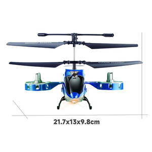 Hélicoptère télécommandé électrique 2,4 GHz 4 canaux avec maintien d'altitude et gyroscope pour enfants - Product Image 3