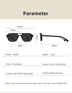 <span class=keywords><strong>2026</strong></span>년 트렌드 고품질 맞춤형 안경 제조업체 TR90 아세테이트 템플 명품 아이웨어 패션 편광 남성 선글라스 - Product Image 5