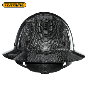 Personalizar Tipo <span class=keywords><strong>2</strong></span> clase G ingeniería minería fibra de carbono cascos protección cascos estilos ala completa - Product Image 3