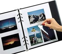 Accessoires de reliure pour carnet DIY, anneaux métalliques noirs de 25 mm de diamètre intérieur, 3 anneaux, 25x25x40mm, clip de reliure