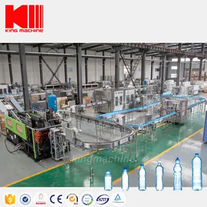 5000BPH King Machine Automatic 3 in 1 Bottled Mineral Water Bottling Plant Cost From Zhangjiagang Beverage Equipment Factory