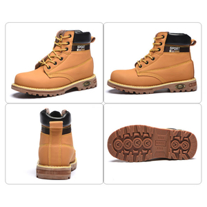 <span class=keywords><strong>Scarpe</strong></span> <span class=keywords><strong>Antinfortunistiche</strong></span> in Vera Pelle con Punta in Acciaio Sunland OEM, Certificazione CE S3 S1P, per Lavori Industriali e Edili - Product Image 5