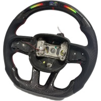 Volante de Fibra de Carbono para Dodge Charger Challenger Hellcat Charger Durango SRT RT GT, Accesorios para Automóviles