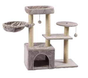 Árboles para gatos con precio al por mayor árbol de alta calidad mascota Rascador Para Gatos muebles de bola pequeña simple escalada - Product Image 5