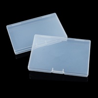 Boîte en plastique PP transparente rectangulaire transfrontalière Yiwu pour accessoires de quincaillerie, rangement de bijoux, papeterie plate et pêche