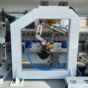 Machine à chantourner CNC multifonction entièrement automatique PME368 pour collage et raclage de portes en bois MDF, double refonceuse 0,4-3 mm - Product Image 3