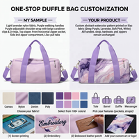 Tas Duffel Olahraga Anti Air Level 4 Langsung dari Pabrik Dengan Ritsleting Mudah Ditarik, Tali Pengikat yang Dapat Disesuaikan, dan 3 Pilihan Warna untuk Gym dan Perjalanan