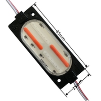 Promotion : Feu latéral stroboscopique RVB tricolore 12V IP65 « I love You » pour moto, camion, lumière d'avertissement 85x35mm, garantie 2 ans