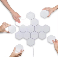 TAIKOO Creative Moderne Blanc LED Veilleuse Intelligente Amovible Quantique Modulaire Tactile Hexagone Géométrie Épissage Nid D'abeille Plug-In