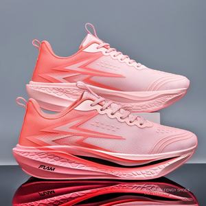 Nouveau design chaussures de course d'automne grande taille Marathon chaussures de course pour hommes et femmes chaussures de sport de course à lacets en maille baskets - Product Image 3