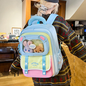 Nouveau Sac à Dos Scolaire Unisexe Tendance pour Enfants (3e-6e Année) – Léger, Respirant et Imperméable en Nylon - Product Image 5