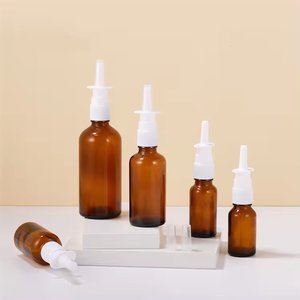 Medizinisches Nasen pumpens prüh gerät 5ml 10ml 15ml 20ml 25ml 30ml bernstein blaues Glas-Fein nebels pray - Product Image 1