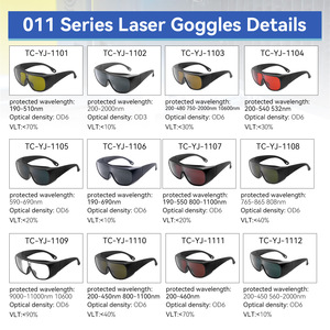 Bảo vệ Laser kính bảo vệ 808 Diode glassed <span class=keywords><strong>ANSI</strong></span> <span class=keywords><strong>Z87.1</strong></span> IPL vẻ đẹp điều hành chống sương mù cắt hàn laser an toàn Kính - Product Image 2