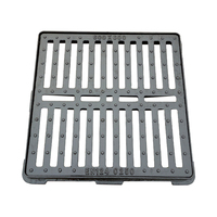 Couverture utilitaire Argelia Market Grille de ravin carrée en fonte ductile pour système de drainage Sécurité routière