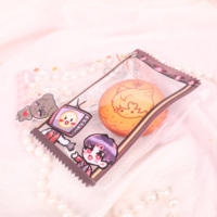Pochette personnalisée pour badges en fer blanc avec logo, étui de protection, sac de rangement pour badges, pochette porte-badges style japonais, sac Ita
