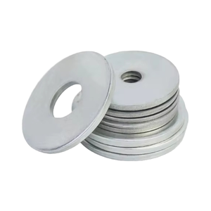 Arruelas Planas DIN125 Personalizadas de Fábrica em Aço Inoxidável M10 com Dente Interno Acabamento Zincado Estilo Dividido - Product Image 1