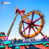 Énormes manèges d'attractions en gros Thrill Park Attraction Swing Hammer Rides Big Funfair Extreme Pendulum Rides à vendre