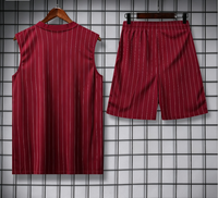 Maillot de football sans manches de haute qualité, motif camouflage graffiti, séchage rapide, en mesh, avec short, kit d'entraînement, logo personnalisé