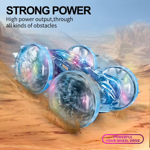 <span class=keywords><strong>Voiture</strong></span> télécommandée amphibie EPT 5 fonctions, 4x4, étanche, tout-terrain, monster truck 2.4G, rotation 360°, lumières LED, câble USB - Product Image 4