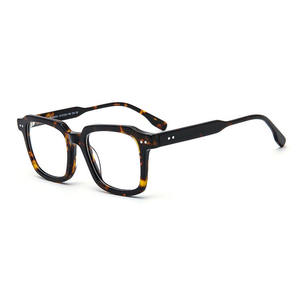 Montures optiques classiques rectangulaires en acétate, durables, <span class=keywords><strong>l</strong></span>égères, é<span class=keywords><strong>l</strong></span>égantes, minimalistes, tendance, uniques, pour un usage quotidien et les voyages, unisexe - Product Image 2