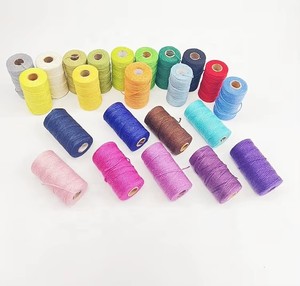 Corda <span class=keywords><strong>di</strong></span> Iuta Naturale Colorata 2mm 3 Fili per Decorazioni Fai-da-Te e Imballaggio - Product Image 4
