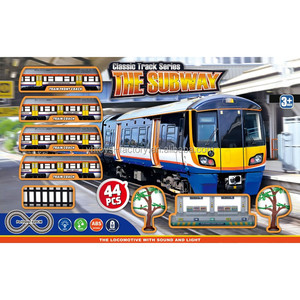 Pin hoạt động điện Metro tàu điện ngầm khe đồ chơi địa phương & tốc độ cao tàu điện ngầm với đầu máy âm thanh ánh sáng & đồ chơi âm nhạc - Product Image 4