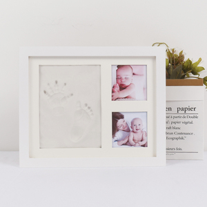 Cornice in Legno per Impronte di Mani e Piedi di Neonati, Decorazione per Casa, Marca AZY, per Commemorazione del Primo Mese e Cento Giorni - Product Image 4