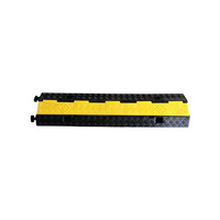 Protector de Cables y Cadenas SH20-2A, Canal 2, Plástico y Goma, para Tráfico Vial, Reductor de Velocidad, Protector de Cables