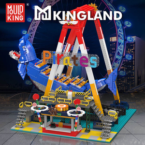 Moule King 11017 1922PCS Creative Serie RC Dragon Shark <span class=keywords><strong>Pirate</strong></span> Ship Building Block Model Technical Educational Toy Festival Gift - Product Image 2