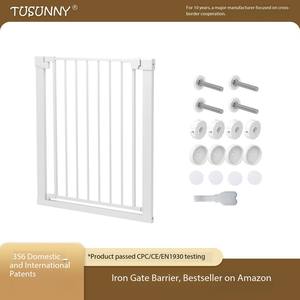 ประตูกั้นสุนัขแบบติดตั้งง่าย ปิดอัตโนมัติ ติดตั้งด้วยแรงกด รั้วนิรภัยสำหรับสัตว์เลี้ยง ปรับขนาดได้ สำหรับประตู - Product Image 5