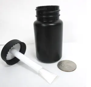 Recipiente vazio para pintura, recipiente aplicador de garrafas de plástico vazio para artesanato, artes, 2oz