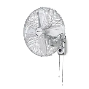 Ventilateur électrique moderne de 18 pouces de bonne qualité Ventilateur électrique décoratif en métal à 3 vitesses Ventilateur mural intérieur classique