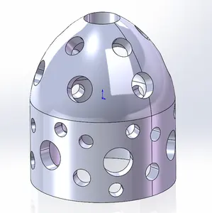 Precast Concrete Pouring Hyperbolic Spherical Irregular Steel Formwork for Fish Glue Island steel Mold