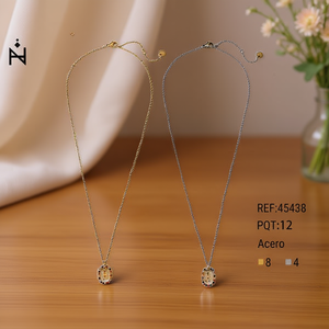 Collana con ciondolo a forma di lettera H Ziinii 10x15 cm, gioielli minimalisti in acciaio - Product Image 3